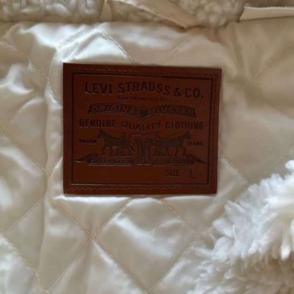 Levi Strauss faux Sherpa jacket/coat - Picture 4 of 9